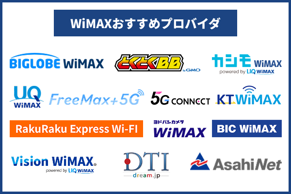 WiMAXおすすめプロバイダ
